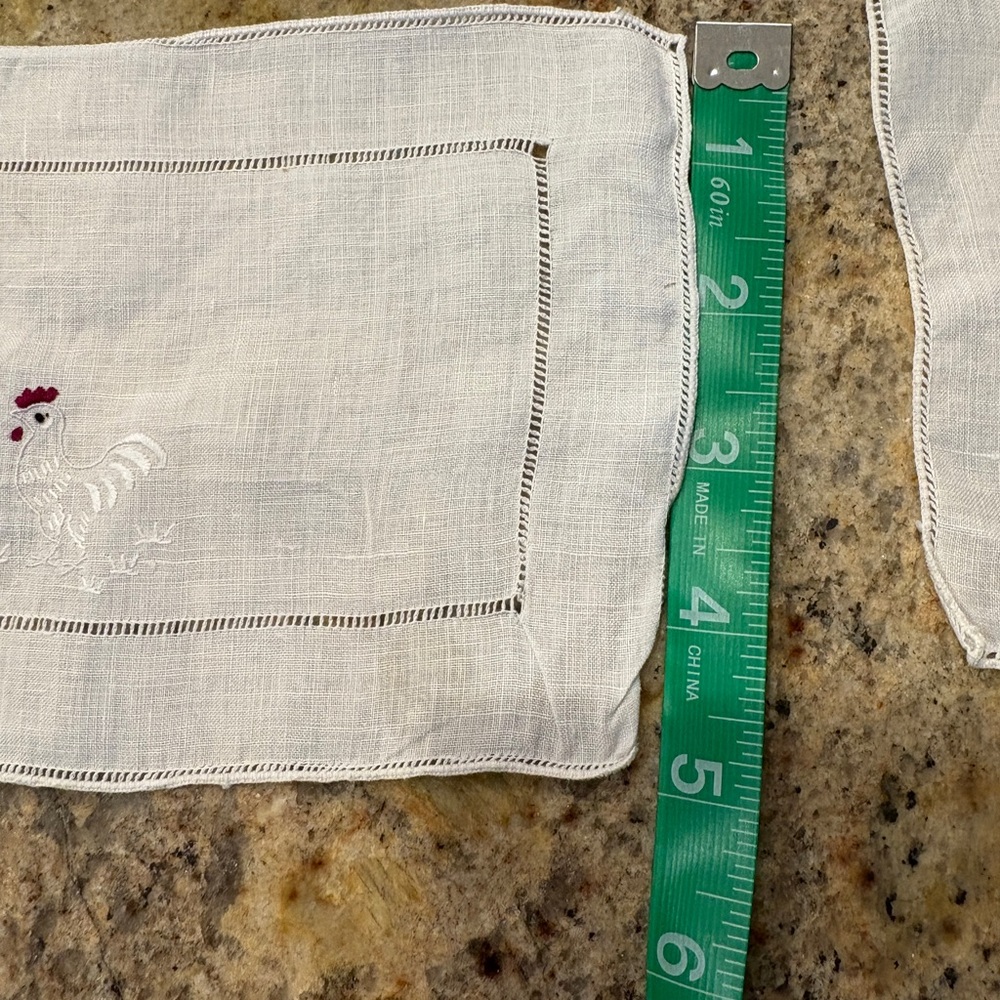 Embroidered Linen Napkins Set - Picture 5 of 5